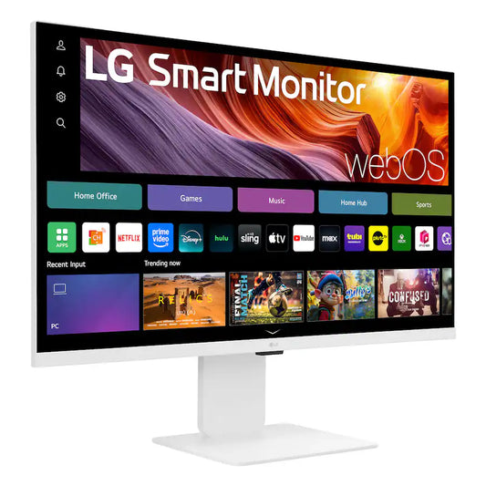 LG - 32" IPS 4K UHD 60Hz 5ms Smart Monitor with HDR10 (HDMI, USB-C) - White